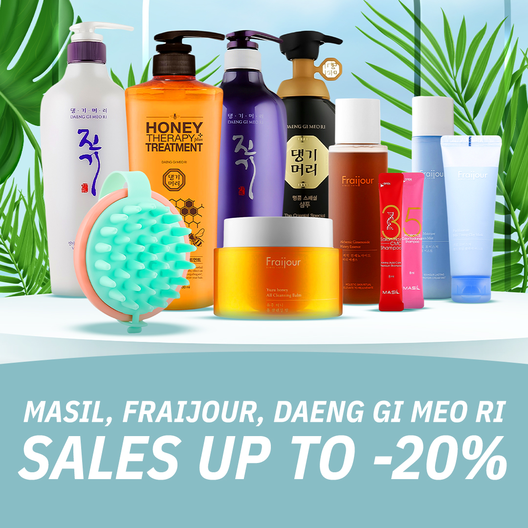 Masil, Fraijour, Daeng Gi Meo Ri sales up to -20%