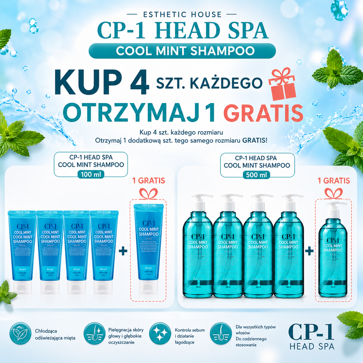 4=5 CP-1 Head Spa Cool Mint Shampoo