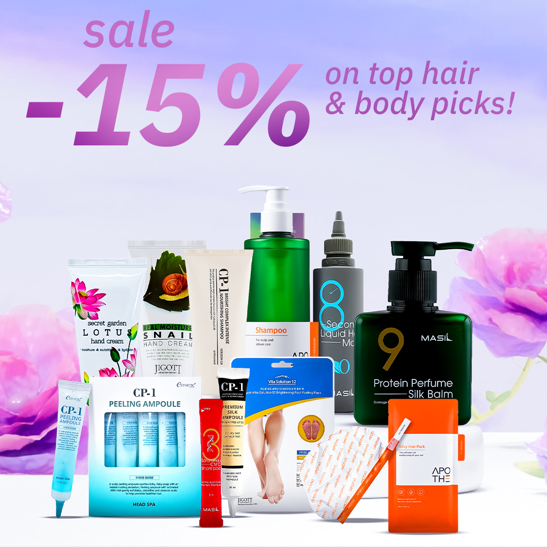 Save 15% on top hair & body picks!
