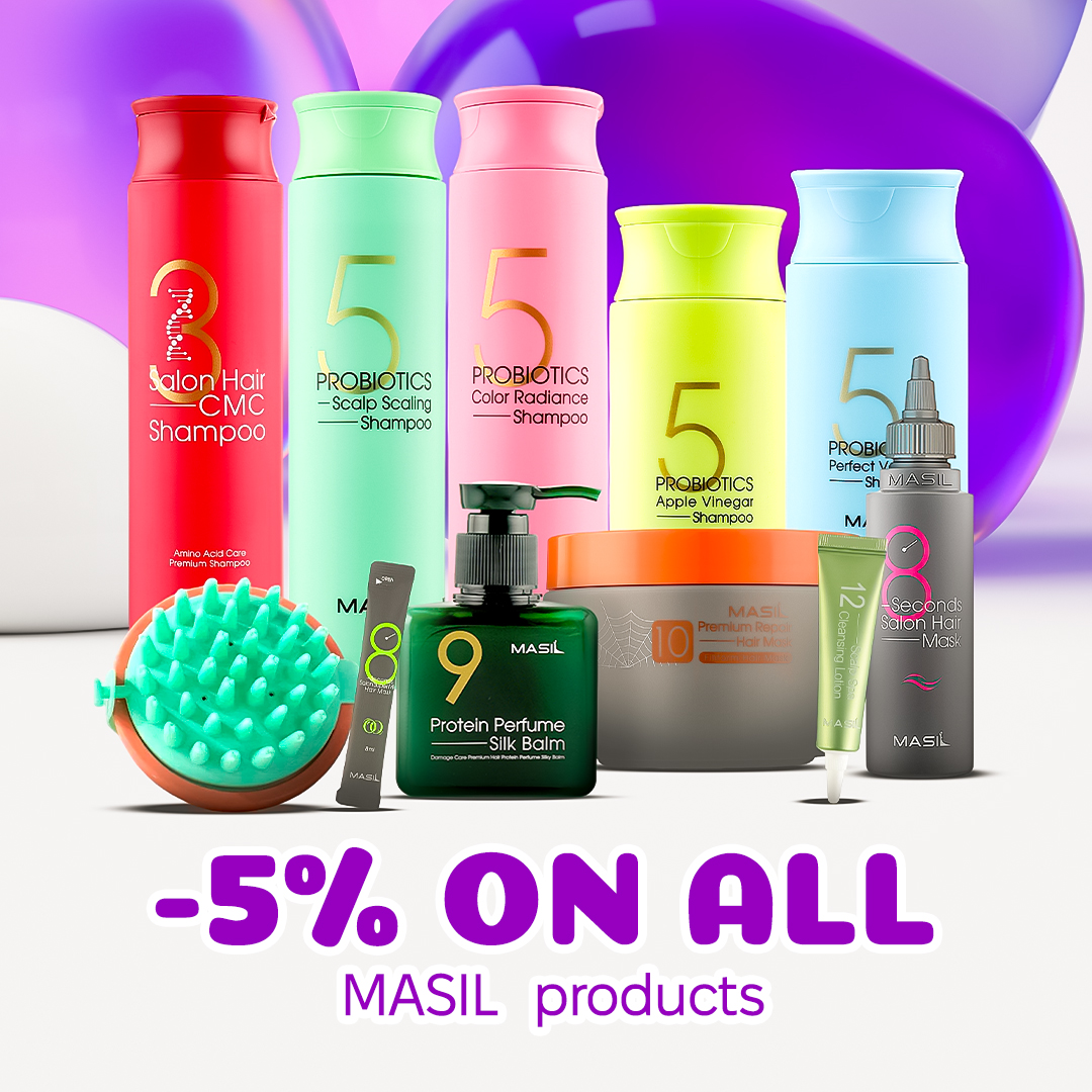 -5% na wszystkie produkty MASIL!
